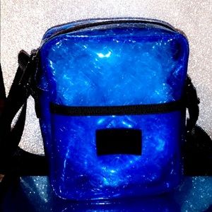 PINK Victoria secret blue jelly purse 🔵